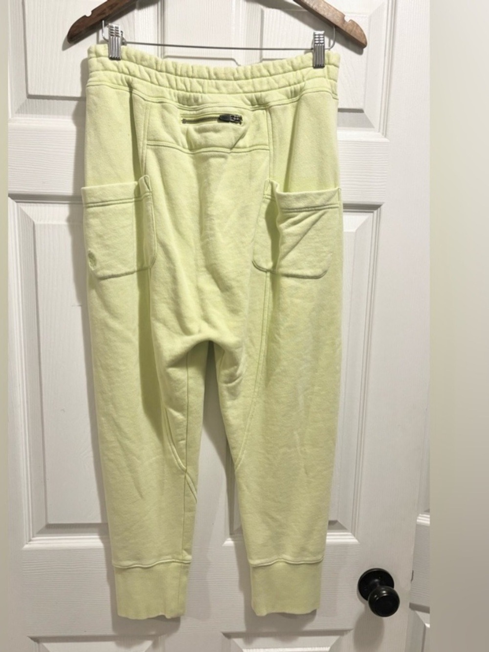 Free People Movement June Bug Joggers Neon Green Yellow Track Pants Size XS - Picture 3 of 13
